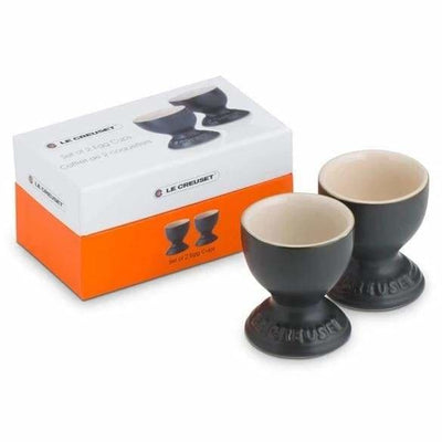 Le Creuset Set of 2 Egg Cups Satin Black - Art of Living Cookshop (2506533371962)