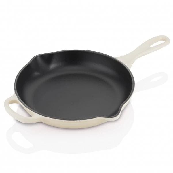 Le Creuset Signature Cast Iron Frying Pan with Metal Handle 23cm Almond - Art of Living Cookshop (2466047918138)