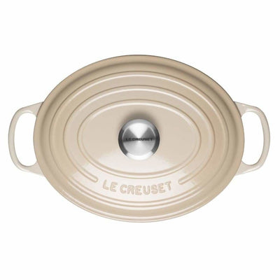 Le Creuset Signature Cast Iron Oval Casserole Almond - Art of Living Cookshop (2458337345594)