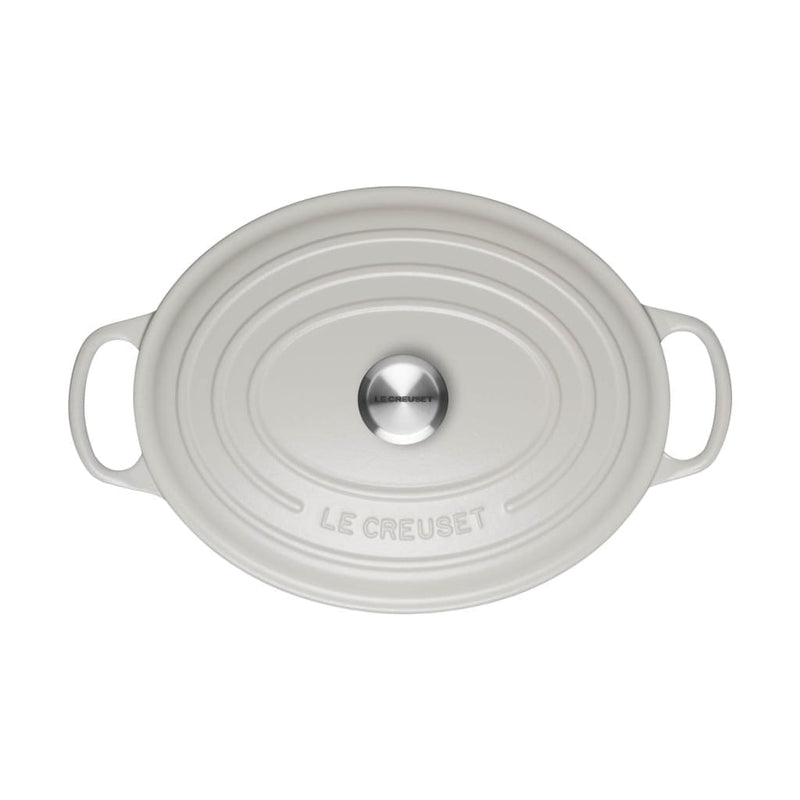 DISC Le Creuset Signature Cast Iron Oval Casserole Cotton - Art of Living Cookshop (2458339901498)