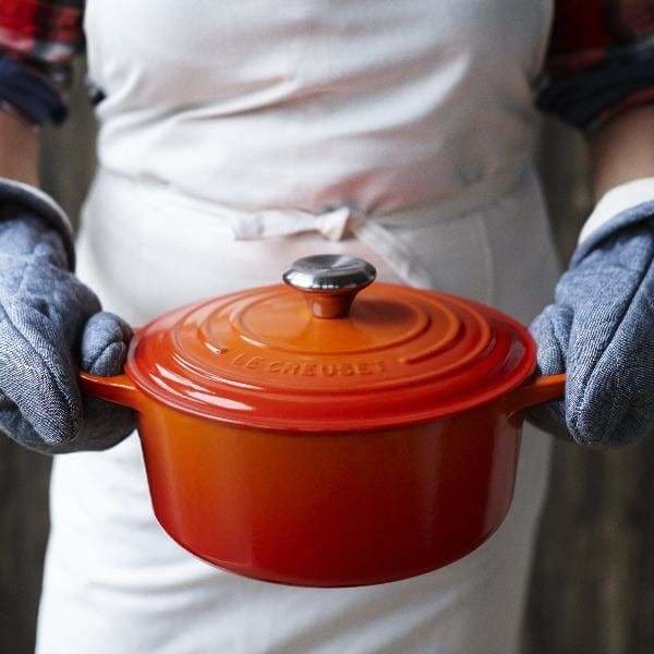 Le Creuset Signature Cast Iron Round Casserole Volcanic - Art of Living Cookshop (2396695822394)