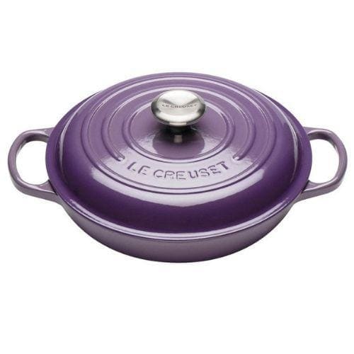 Le Creuset Signature Cast Iron Shallow Casserole Ultra Violet - Art of Living Cookshop (2458373423162) (2458365657146)