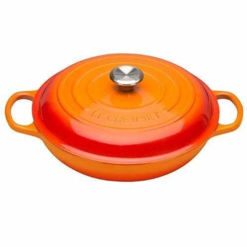 Le Creuset Signature Cast Iron Shallow Casserole Volcanic - Art of Living Cookshop (2458365657146)