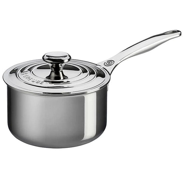 Le Creuset Signature Stainless Steel Saucepan with Lid - Art of Living Cookshop (2462022664250)