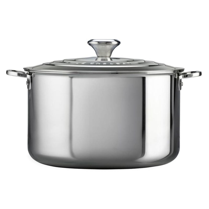 Le Creuset Signature Stainless Steel Stockpot with Lid - Art of Living Cookshop (2462025908282)