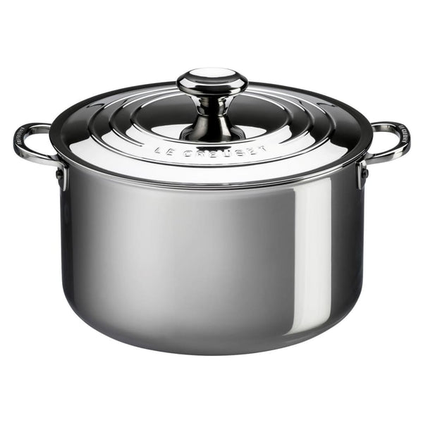 Le Creuset Signature Stainless Steel Stockpot with Lid - Art of Living Cookshop (2462025908282)