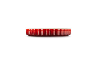 Le Creuset Stoneware 28cm Fluted Flan Cerise (6548384940090)