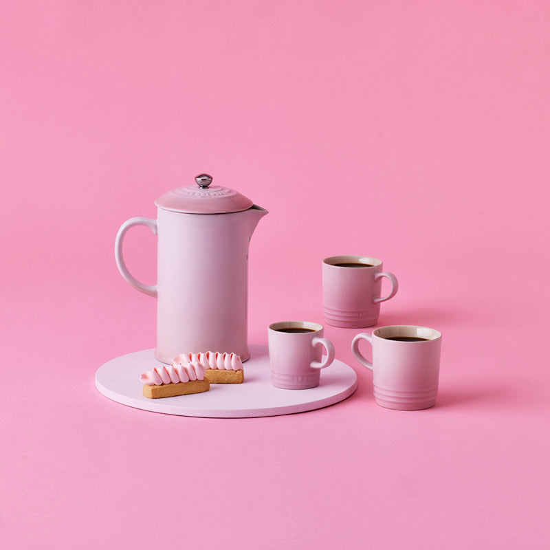 Le Creuset Stoneware Cappuccino 200ml Mug Shell Pink (7005448732730)