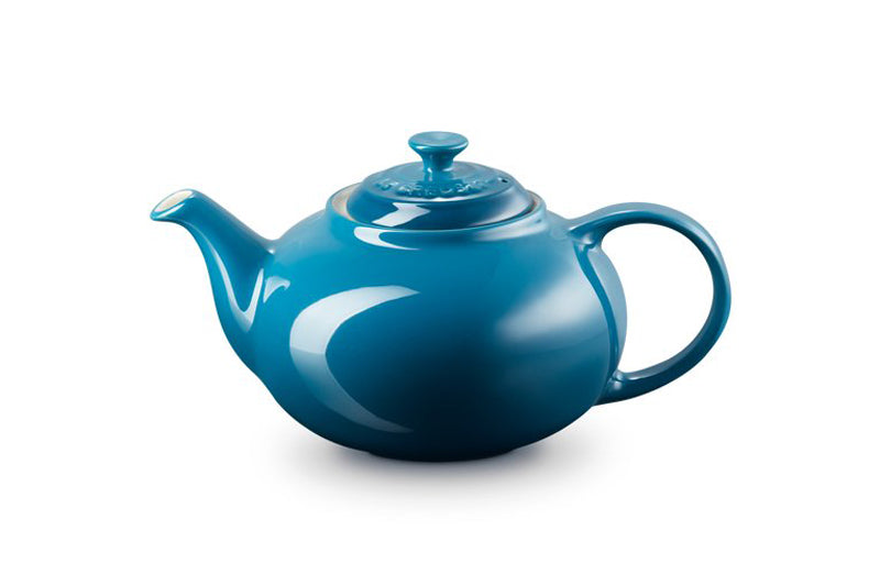 Le Creuset Stoneware Classic Teapot Deep Teal (4526181711930)