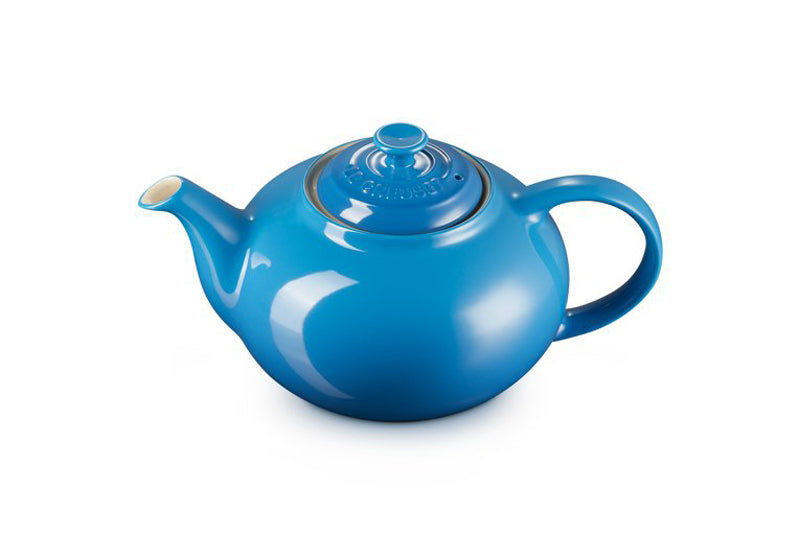 Le Creuset Stoneware Classic Teapot Marseille Blue (2368155222074)