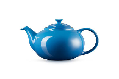 Le Creuset Stoneware Classic Teapot Marseille Blue (2368155222074)