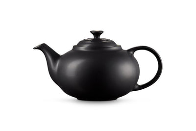 Le Creuset Stoneware Classic Teapot Satin Black (2382842560570)