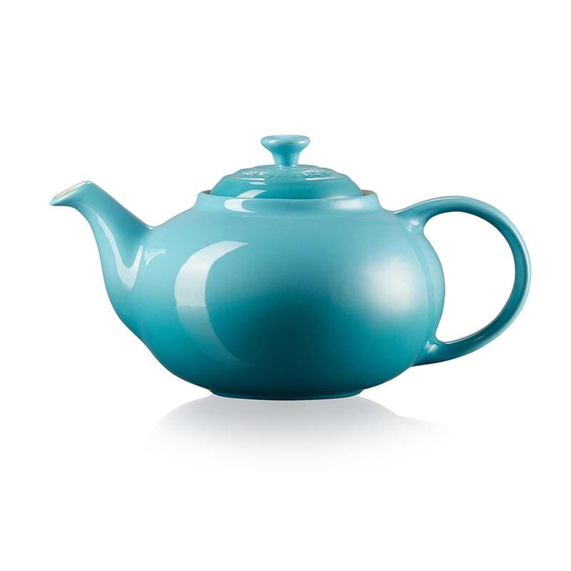 Le Creuset Stoneware Classic Teapot 1.3L Teal - Art of Living Cookshop (6591339790394)