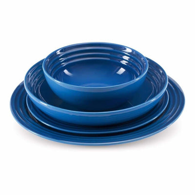 Le Creuset Stoneware Dinner Plate 27cm Marseille Blue - Art of Living Cookshop (2383014133818)
