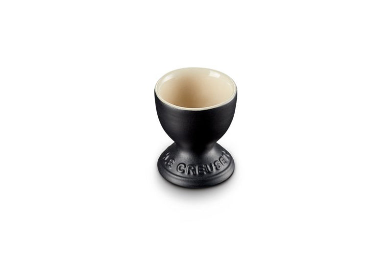 Le Creuset Stoneware Egg Cup Satin Black (2382843969594)