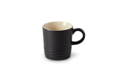 Le Creuset Stoneware Espresso Mug Satin Black (2368166592570)