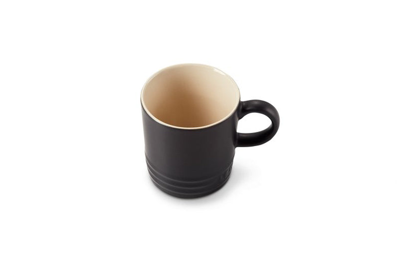 Le Creuset Stoneware Espresso Mug Satin Black (2368166592570)