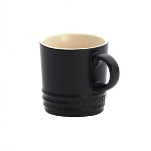 Le Creuset Stoneware Espresso Mug Satin Black - Art of Living Cookshop (2368166592570)