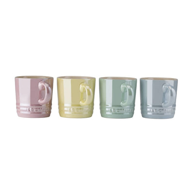 Le Creuset Stoneware Glacé Set of 4 Espresso Mugs - Art of Living Cookshop (2485624438842)