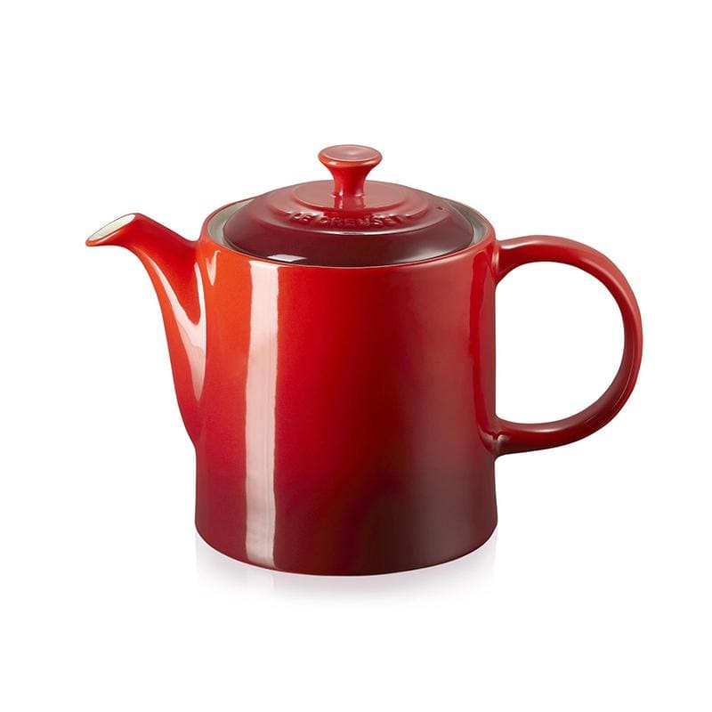 Le Creuset Stoneware Grand Teapot 1.3L Cerise - Art of Living Cookshop (6591338446906)
