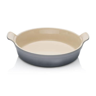 Le Creuset Stoneware Heritage Round Dish 24cm Flint - Art of Living Cookshop (2382980743226)