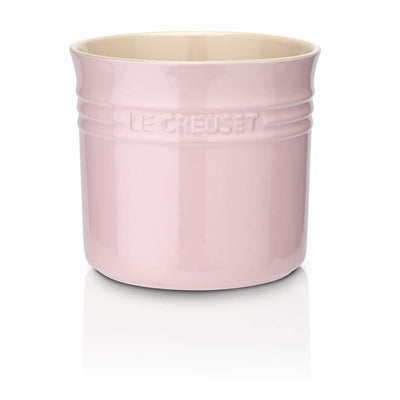 Le Creuset Stoneware Large Utensil Jar Chiffon Pink - Art of Living Cookshop (2514392481850)