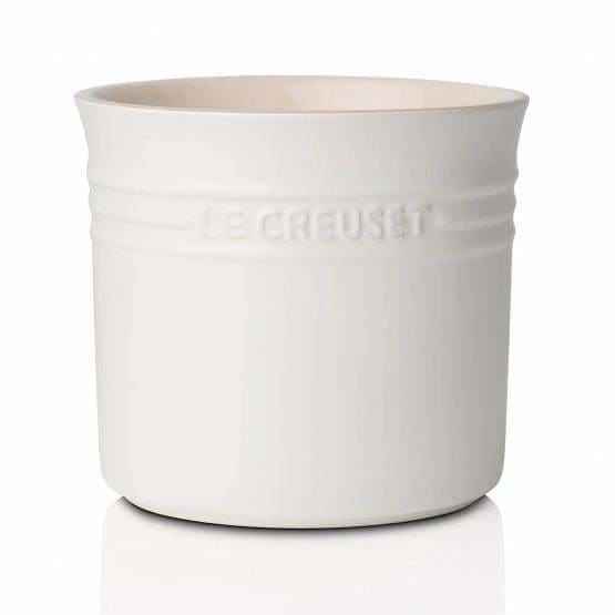 Le Creuset Stoneware Large Utensil Jar Cotton - Art of Living Cookshop (2382835089466)