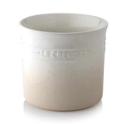 DISC Le Creuset Stoneware Large Utensil Jar Meringue - Art of Living Cookshop (4385763426362)