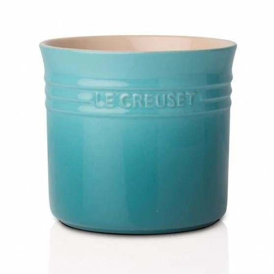 Le Creuset Stoneware Large Utensil Jar Teal - Art of Living Cookshop (2382848262202)