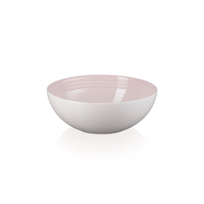 Le Creuset Stoneware Medium Serving Bowl 24cm Shell Pink (7005448601658)