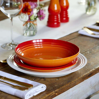 Le Creuset Stoneware Pasta Bowl 22cm Cerise - Art of Living Cookshop (2383012954170)