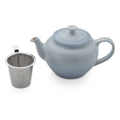 Le Creuset Stoneware Petite Teapot With Infuser Coastal Blue - Art of Living Cookshop (4404486111290)