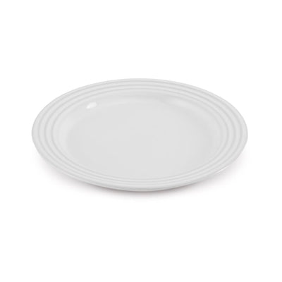 Le Creuset Stoneware Side Plate 22cm White - Art of Living Cookshop (2383018393658)