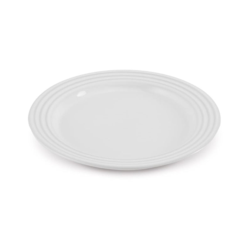 Le Creuset Stoneware Side Plate 22cm White - Art of Living Cookshop (2383018393658)