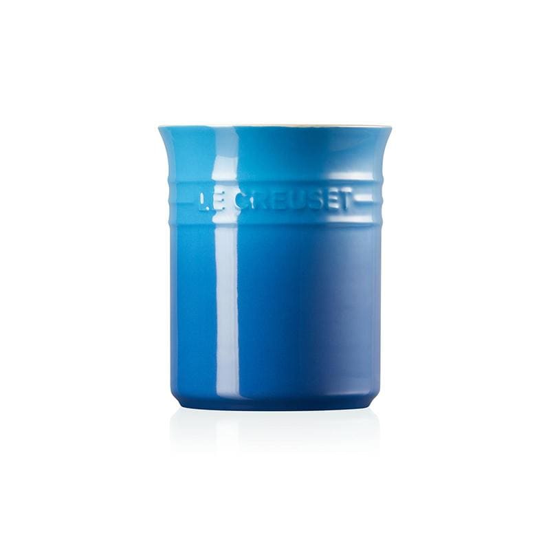 Le Creuset Stoneware Small Utensil Jar Marseille Blue - Art of Living Cookshop (6591339757626)
