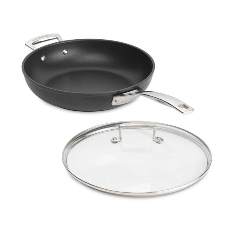 Le Creuset Toughened Non-Stick Deep Frying Pan with Glass Lid 28cm - Art of Living Cookshop (4313105858618)