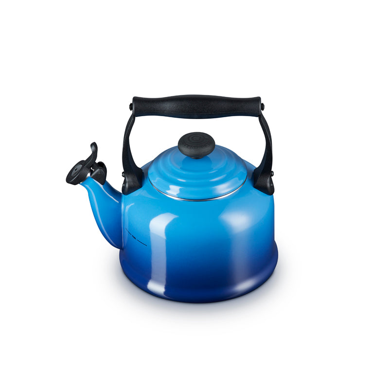 Le Creuset Traditional Kettle with Fixed Whistle 2.1L Azure (7005448208442)