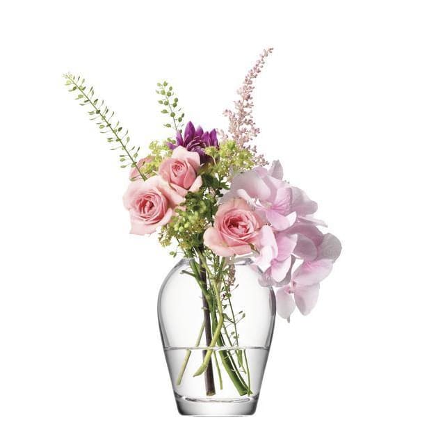 LSA Flower Mini Vase 9.5cm Clear - Art of Living Cookshop (4524082135098)