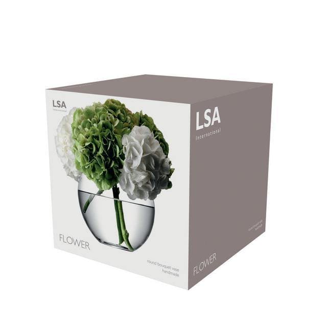 LSA Flower Round Vase 22cm Clear - Art of Living Cookshop (4524082102330)