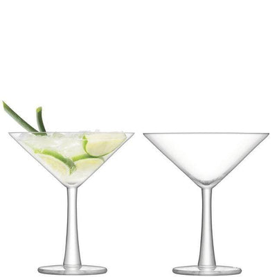 LSA Gin Cocktail Glasses 220ml Clear (Set of 2) - Art of Living Cookshop (4523980816442)