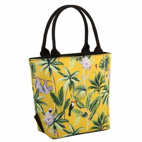 Madagascar Sloth Insulated Lunch Tote Bag Mustard - Art of Living Cookshop (4491565203514)