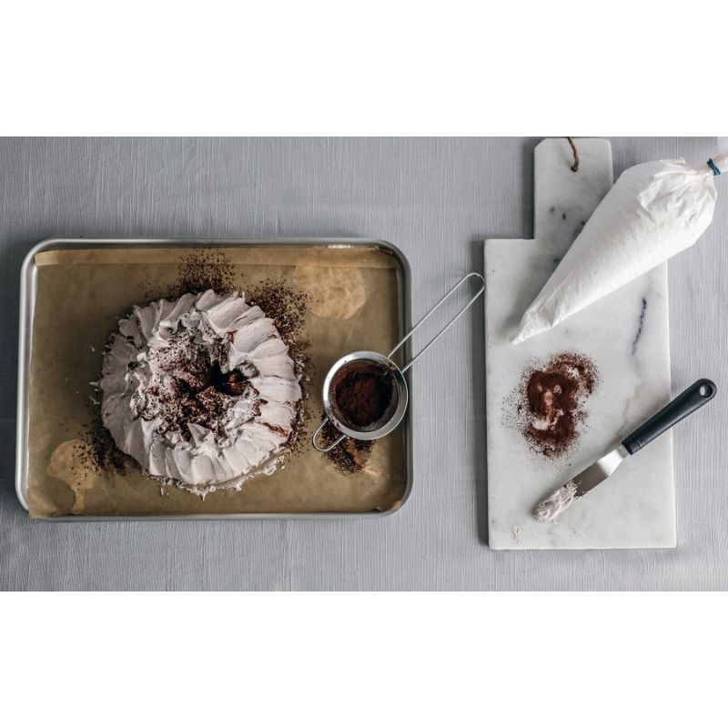 Samuel Groves Mermaid Silver Anodised Perforated Baking Tray 14