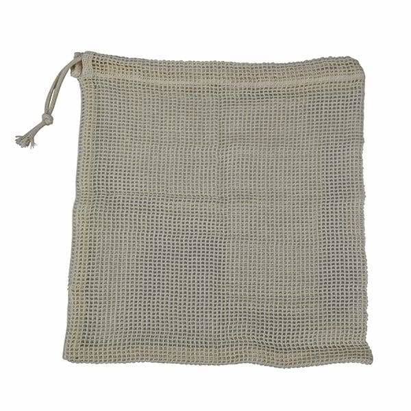 Organic Cotton Reusable Drawstring Fruit and Vegetable Bags - Set of 3 - Art of Living Cookshop (2519268753466)