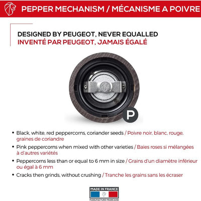 Peugeot Paris U Select Pepper Mill Dark 22cm (230004) (6892259967034) (15113623994746)