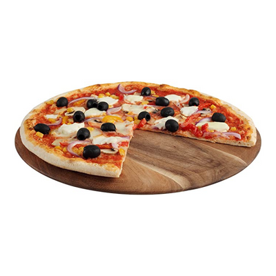 T&G Baroque Pizza/ Serving Board Acacia 35cm (6860666470458)