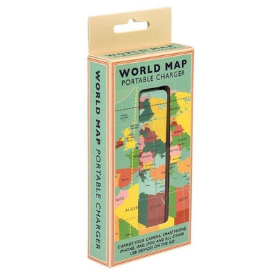 Rex World Map Portable USB Charger - Art of Living Cookshop (4523858657338)