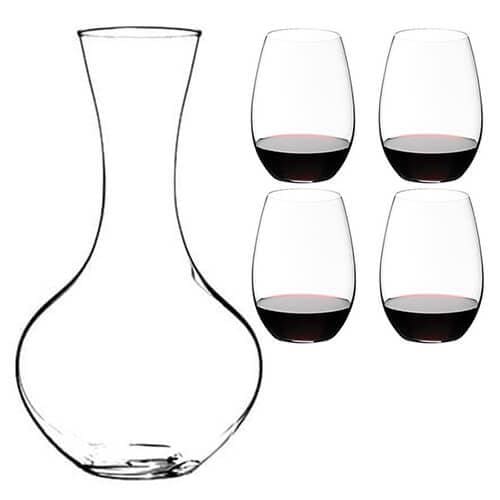 Riedel Cabernet Stemless + Decanter Merlot - Art of Living Cookshop (6548385398842)