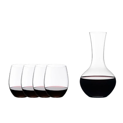 Riedel O Cabernet / Merlot plus Syrah Decanter (4 Glasses + 1 Decanter) - Art of Living Cookshop (2368247496762)