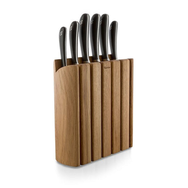 Robert Welch Signature Book Oak Knife Block Set of 7 (4523825463354)