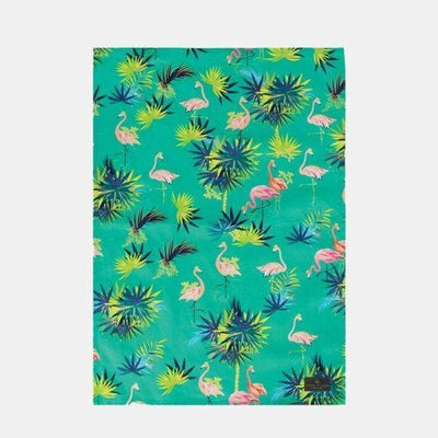 Sara Miller Tea Towel Tahiti Flamingo - Art of Living Cookshop (4568721096762)